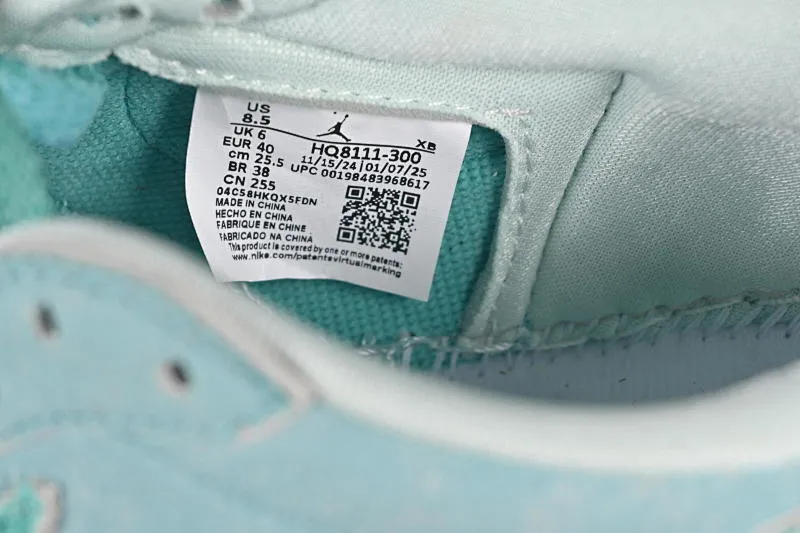 All categories Air Jordan Jordan series basketball shoes Air Jordan 1 Low Air Jordan 1 Low "Washed Teal" AJ1 Joe 1 washed celadon low-top cultural casual sneakers HQ8111-300